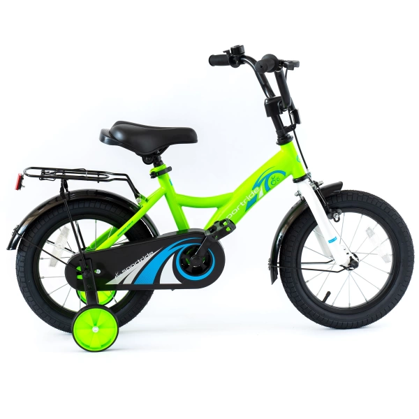  Велосипед SPORTRIDE KIDS 14 (1 ск., рост OS) зеленый 2025