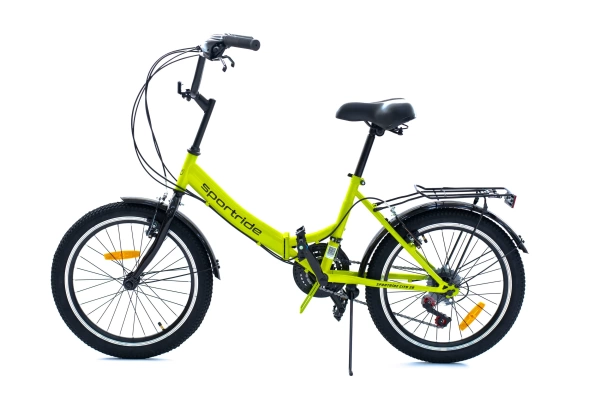  Велосипед SPORTRIDE CITY 20 (21 ск., рост OS) зеленый 2025