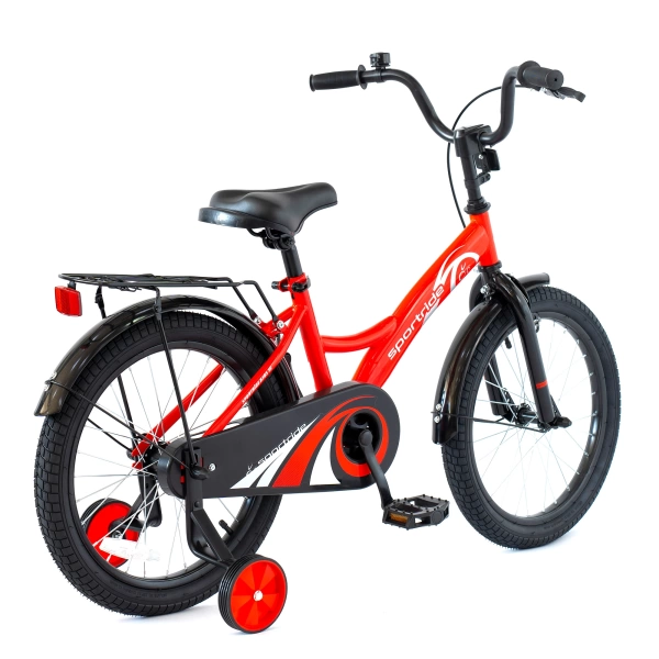  Велосипед SPORTRIDE KIDS 18 (1 ск., рост OS) красный 2025