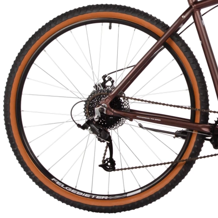  Велосипед FOXX MERIDIAN 29" коричневый, алюминий, рама 22" 