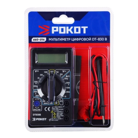  Мультиметр цифровой DT-830В /660-014/