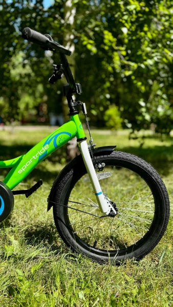 Велосипед SPORTRIDE KIDS 16 (1 ск., рост OS) зеленый 2025