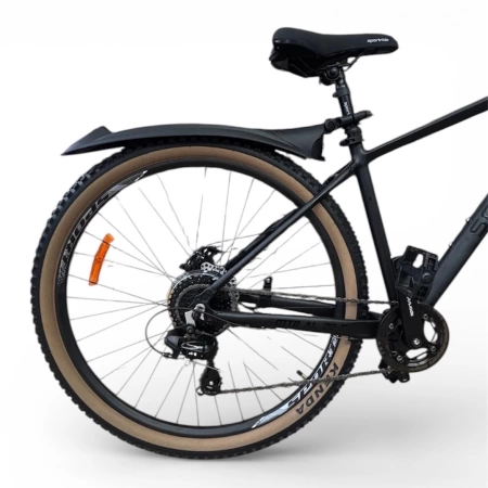  Велосипед SPORTRIDE MTB AL 29 D (8 ск., рост 19") черный мат 2026