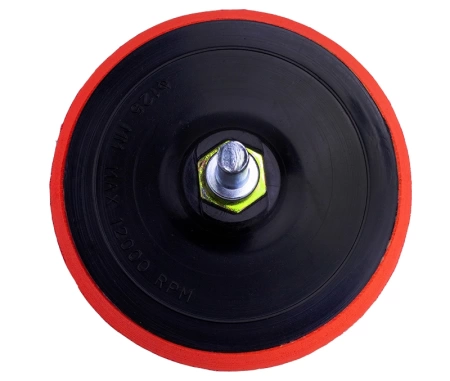  Круг шлифовальный резин.с липучкой+переходник 125мм /08-125/