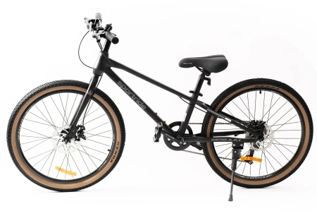  Велосипед SPORTRIDE AL 24 D (7 ск., рост OS) черный мат 2026