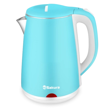  Чайник ЭЛЕКТР. 1,8л 1,8кВт SAKURA SA-2150 цв. диск нерж (двойная стенка) 