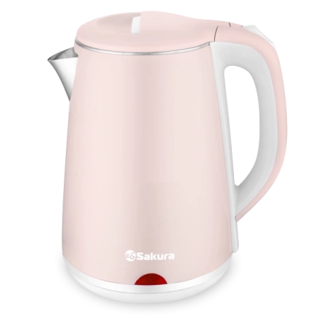  Чайник ЭЛЕКТР. 1,8л 1,8кВт SAKURA SA-2150 цв. диск нерж (двойная стенка) 