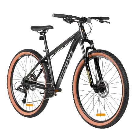  Велосипед FOXX MERIDIAN 26" черный, алюминий, рама 14" 