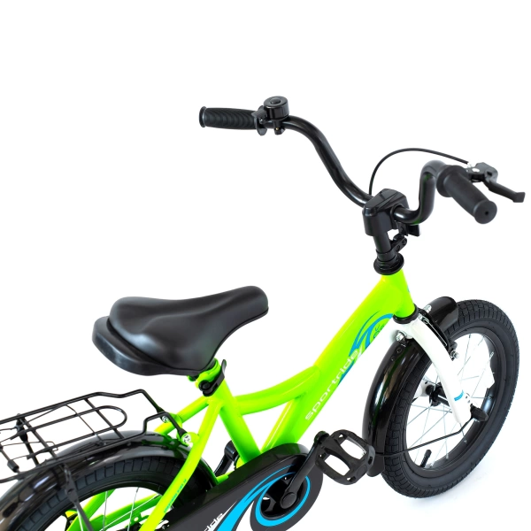  Велосипед SPORTRIDE KIDS 14 (1 ск., рост OS) зеленый 2025