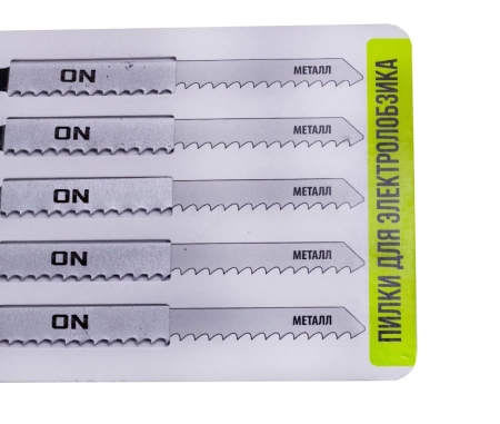  Пилки (5шт) д/эл.лобзика по мет. 74/3,0мм /004/ *