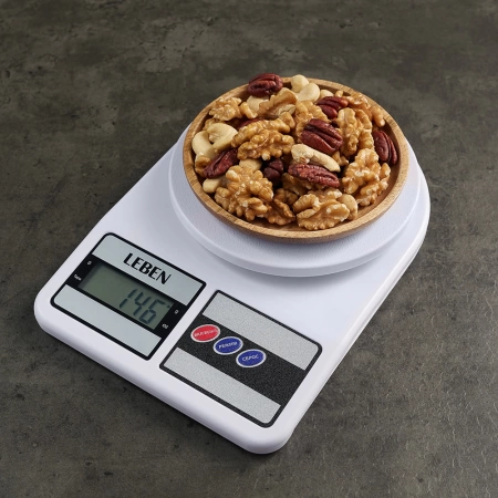  Весы настольные кухонные ЭЛЕКТР. (5кг) /268-056/