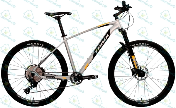  Велосипед TRINX 27,5" Х8 Elite рама 16", серый/черный-желтый *
