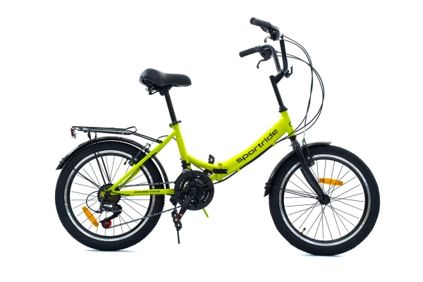  Велосипед SPORTRIDE CITY 20 (21 ск., рост OS) зеленый 2025