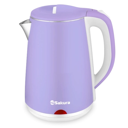  Чайник ЭЛЕКТР. 1,8л 1,8кВт SAKURA SA-2150 цв. диск нерж (двойная стенка) 