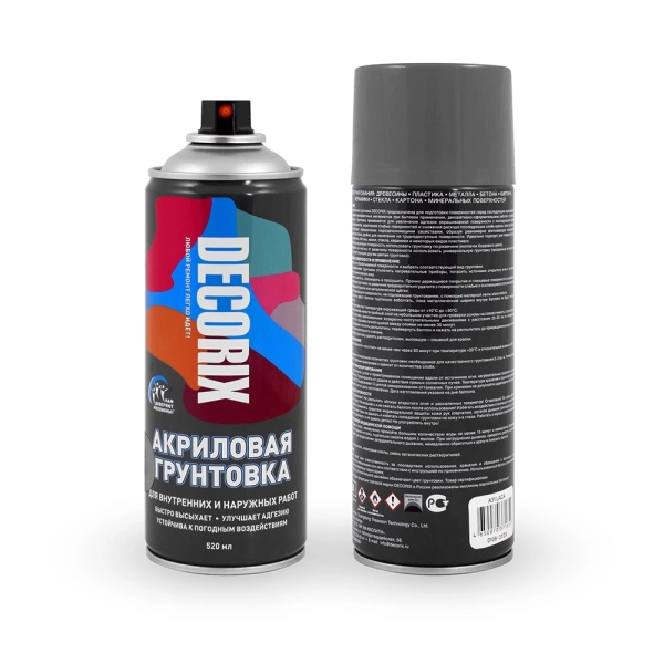  Грунтовка СЕРАЯ DECORIX  0,52л